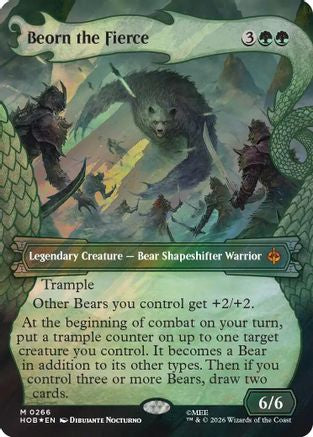 Beorn the Fierce (Showcase) (Surge Foil) [The Hobbit] Foil