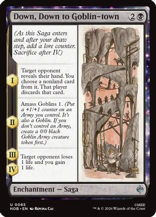 Down, Down to Goblin-town [The Hobbit]