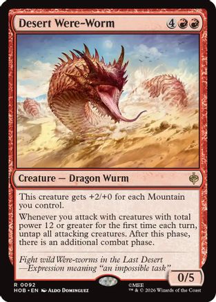 Desert Were-Worm [The Hobbit]