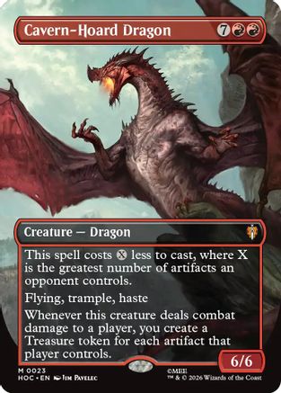 Cavern-Hoard Dragon (Borderless) [The Hobbit: Eternal-Legal]