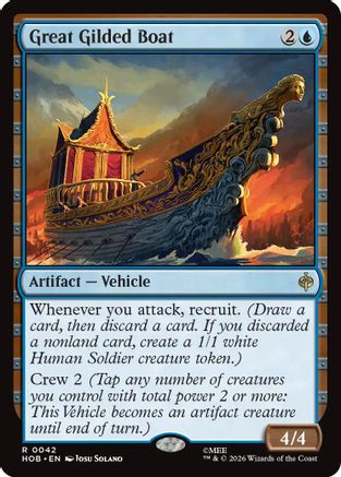 Great Gilded Boat [The Hobbit] Foil