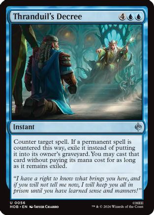 Thranduil's Decree [The Hobbit] Foil