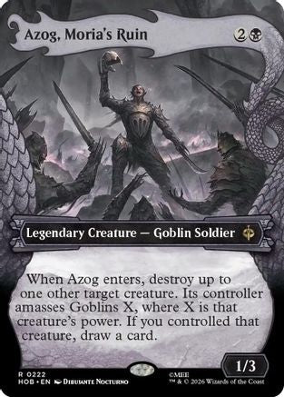 Azog, Moria's Ruin (Showcase) [The Hobbit] Foil