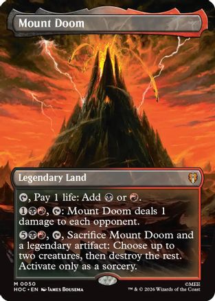 Mount Doom (Borderless) [The Hobbit: Eternal-Legal] Foil