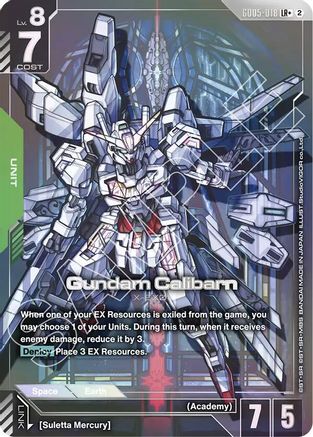 Gundam Calibarn (LR+) (GD05-018) [Freedom Ascension] Holofoil