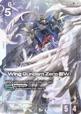 Wing Gundam Zero (EW) (LR+) (GD05-067) [Freedom Ascension] Holofoil