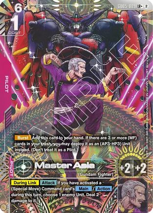 Master Asia (LR+) (GD05-089) [Freedom Ascension] Holofoil