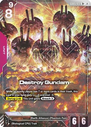 Destroy Gundam (R+) (GD05-037) [Freedom Ascension] Holofoil