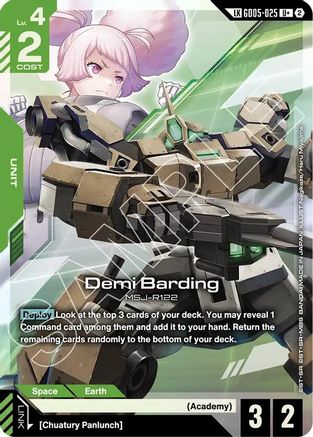 Demi Barding (U+) (Link Rare) (GD05-025) [Freedom Ascension] Holofoil