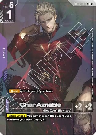 Char Aznable (R+) (GD05-093) [Freedom Ascension] Holofoil