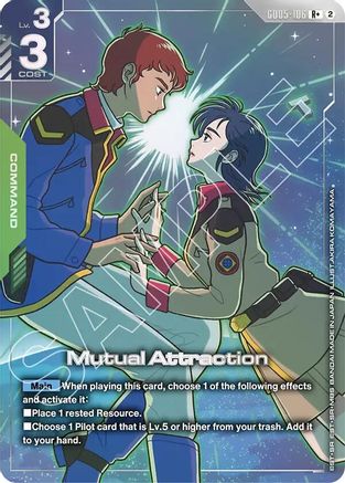 Mutual Attraction (R+) (GD05-106) [Freedom Ascension] Holofoil