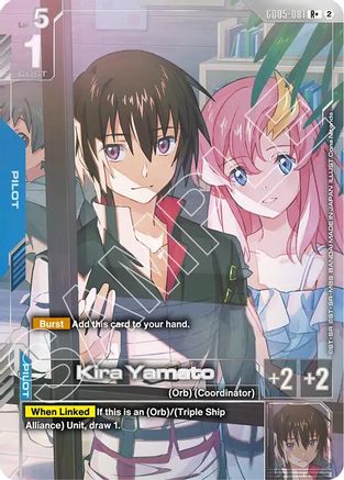 Kira Yamato (R+) (GD05-081) [Freedom Ascension] Holofoil