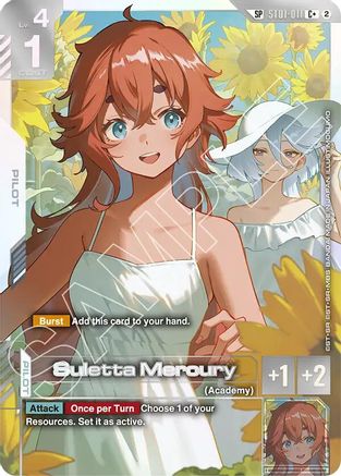 Suletta Mercury (C+) (SP) (ST01-011) [Freedom Ascension] Holofoil