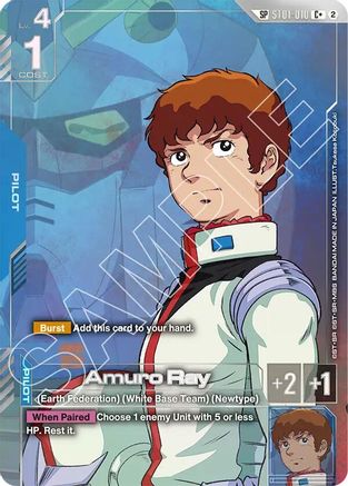 Amuro Ray (C+) (SP) (ST01-010) [Freedom Ascension] Holofoil