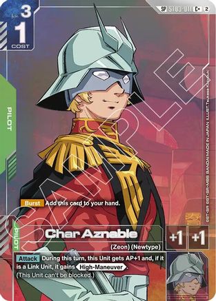 Char Aznable (C+) (SP) (ST03-011) [Freedom Ascension] Holofoil