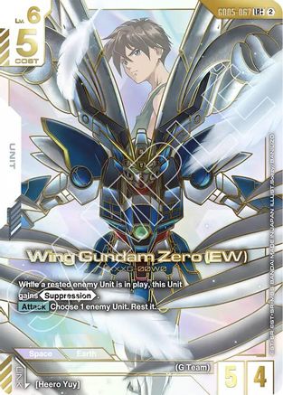 Wing Gundam Zero (EW) (LR++) (GD05-067) [Freedom Ascension] Holofoil