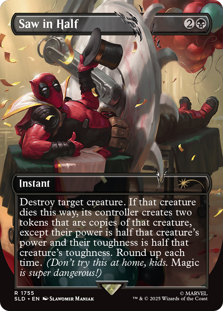 Saw in Half [Secret Lair Drop] (Borderless)