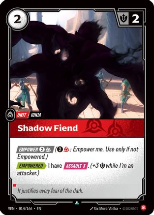 Shadow Fiend (014/166) [Vendetta] Foil