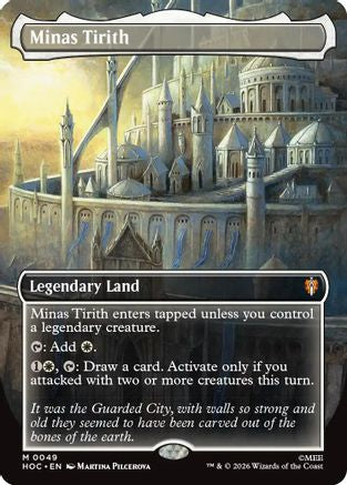Minas Tirith (Borderless) [The Hobbit: Eternal-Legal] Foil