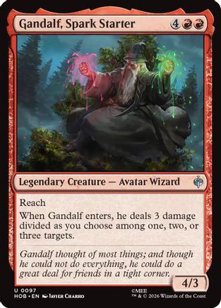Gandalf, Spark Starter [The Hobbit] Foil
