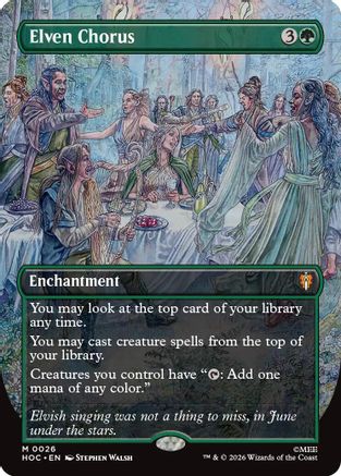 Elven Chorus (Borderless) [The Hobbit: Eternal-Legal]
