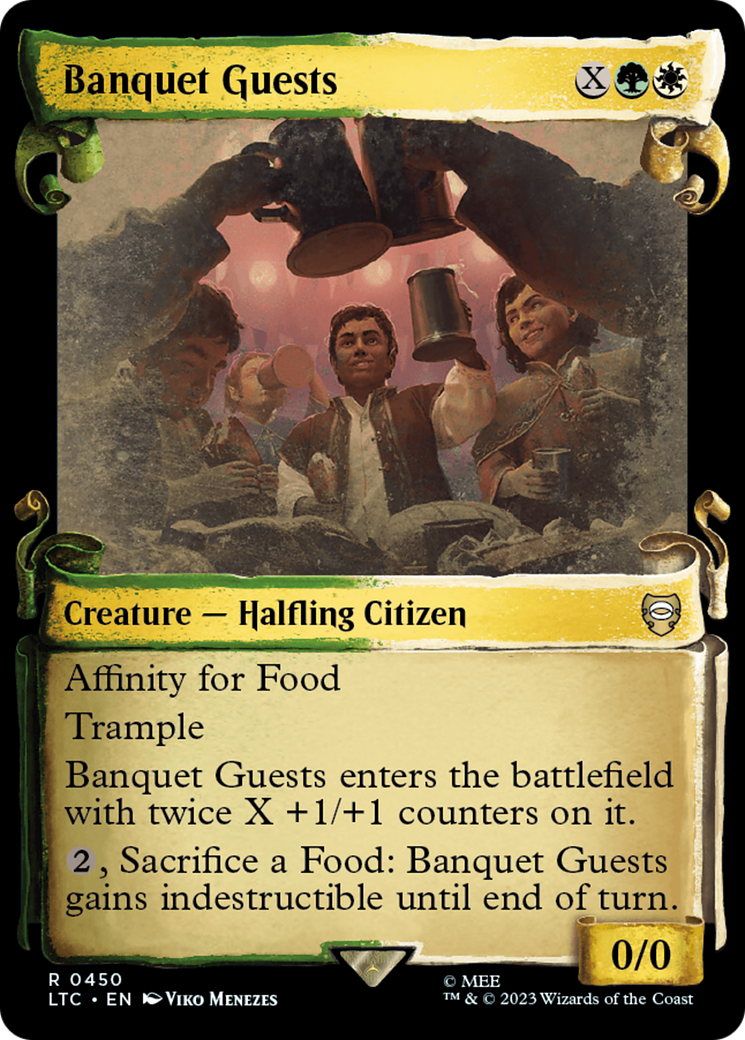 Banquet Guests (Showcase Scrolls) - Tales of Middle-earth Commander: (Showcase)