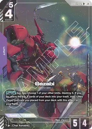 Sazabi (R+) (GD05-052) [Freedom Ascension] Holofoil