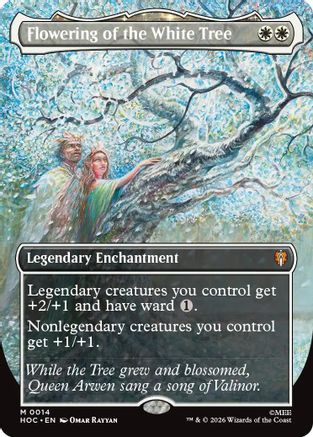 Flowering of the White Tree (Borderless) [The Hobbit: Eternal-Legal] Foil