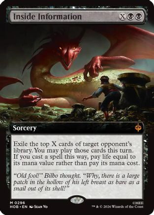 Inside Information (Extended Art) [The Hobbit] Foil