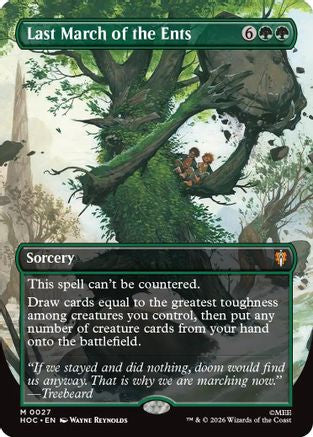 Last March of the Ents (Borderless) [The Hobbit: Eternal-Legal] Foil