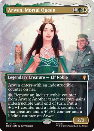 Arwen, Mortal Queen (Borderless) [The Hobbit: Eternal-Legal] Foil