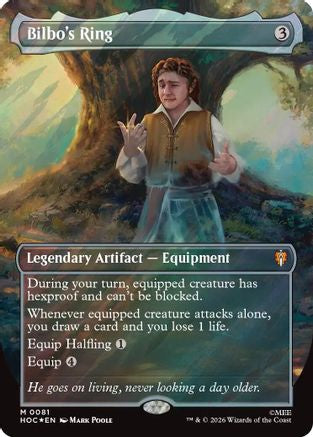 Bilbo's Ring (Borderless) (Surge Foil) [The Hobbit: Eternal-Legal] Foil