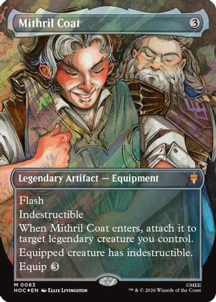 Mithril Coat (Borderless) (Surge Foil) [The Hobbit: Eternal-Legal] Foil