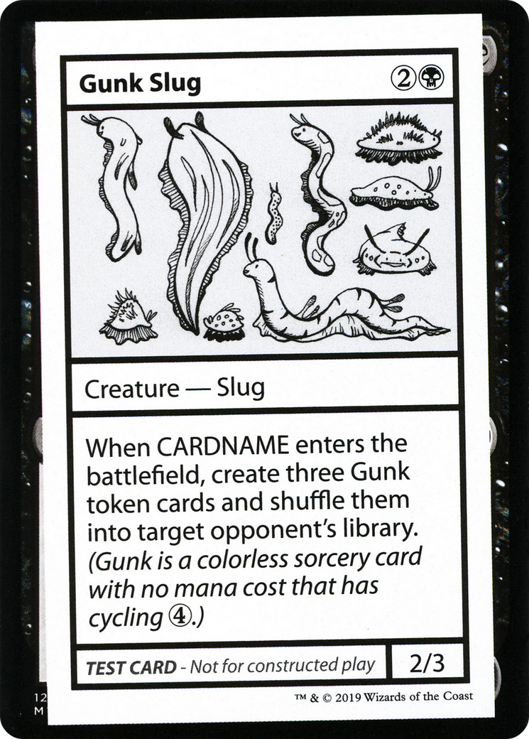 Gunk Slug (No PW Symbol) [Mystery Booster Playtest Cards 2021]