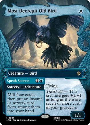 Most Decrepit Old Bird (Showcase) [The Hobbit] Foil