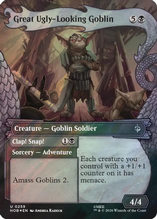 Great Ugly-Looking Goblin (Showcase) (Surge Foil) [The Hobbit] Foil