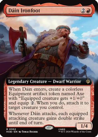 Dain Ironfoot (Extended Art) [The Hobbit] Foil