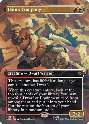Dain's Company (Borderless) [The Hobbit] Foil