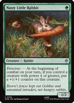 Nasty Little Rabbit [The Hobbit] Foil