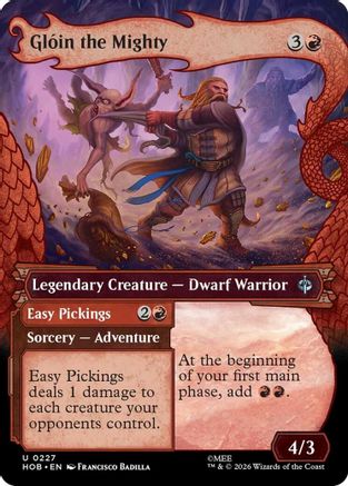 Gloin the Mighty (Showcase) [The Hobbit] Foil