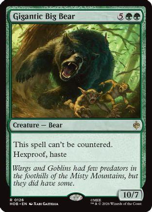 Gigantic Big Bear [The Hobbit]