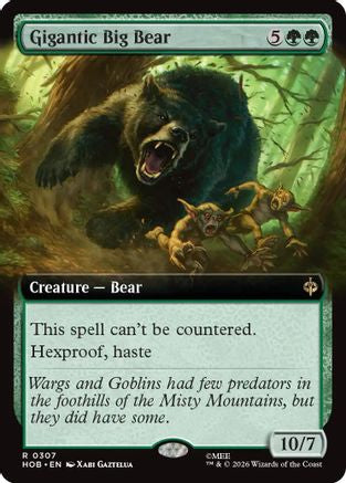 Gigantic Big Bear (Extended Art) [The Hobbit]