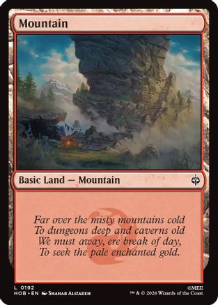 Mountain (0192) [The Hobbit] Foil