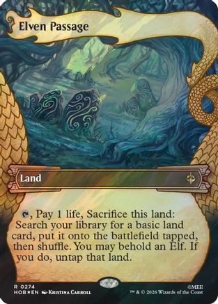 Elven Passage (Showcase) (Surge Foil) [The Hobbit] Foil