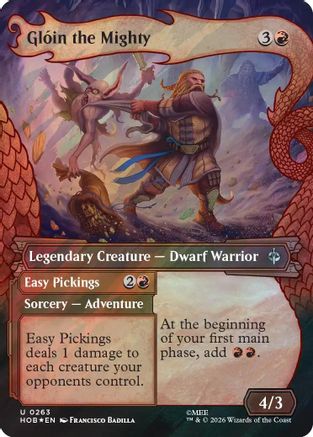 Gloin the Mighty (Showcase) (Surge Foil) [The Hobbit] Foil