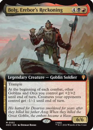 Bolg, Erebor's Reckoning (Extended Art) [The Hobbit: Eternal-Legal] Foil