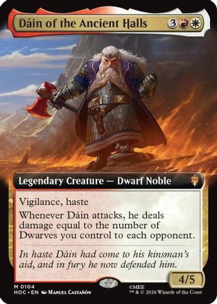 Dain of the Ancient Halls (Extended Art) [The Hobbit: Eternal-Legal] Foil