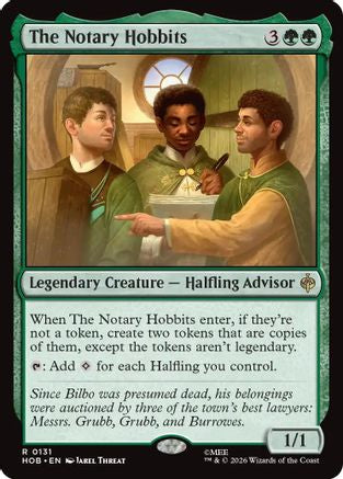 The Notary Hobbits [The Hobbit]