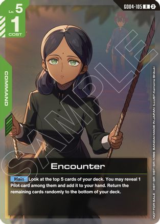 Encounter (Event Pack 02) (GD04-105) [Gundam Promotional Cards] Holofoil