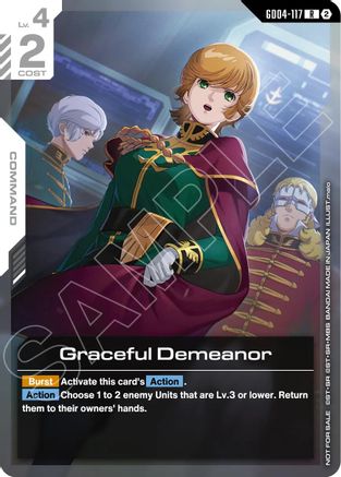 Graceful Demeanor (Newtype Challenge 2026 Mission 4) (GD04-117) [Gundam Promotional Cards] Holofoil